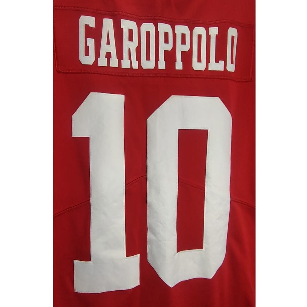 Jimmy Garoppolo San Francisco 49ers Red Jersey Nike On Field NFL Football - Picture 12 of 12